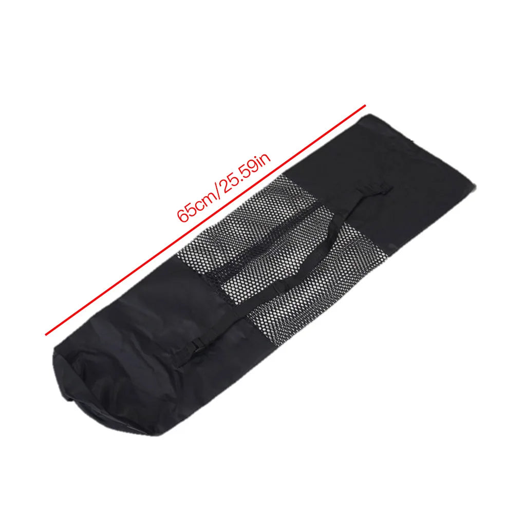 Yoga Mat Storage Bag Outdoor Adjustable Carrier Pocket Large Capacity Fitness Sport Equipment Carrying Organizer Pouch