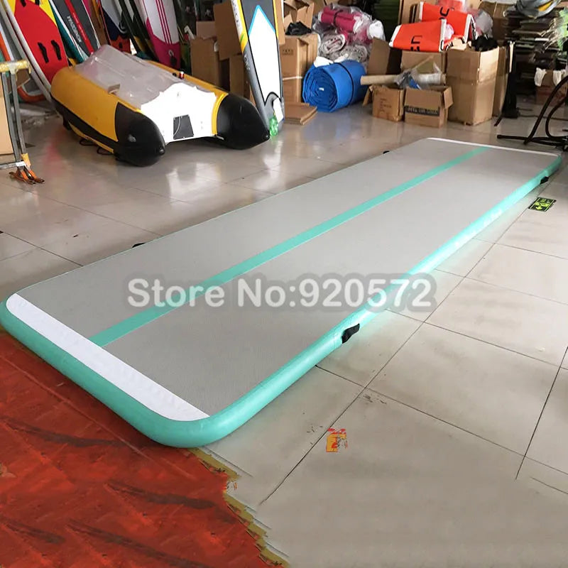 Inflatable Gymnastics Tumbling Mat 6x2x0.2M AirTrack Air  Floor Trampoline for Home Use/Training/Cheerleading Bouncing Mat