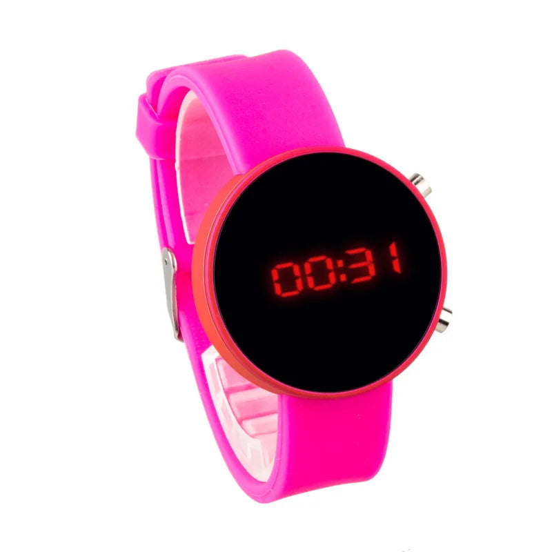 Digital Watch For Kids LED Display Women Electronic Bracelet Boys Girls Silicone Strap Clock Men Sport Wristwatches montre femme