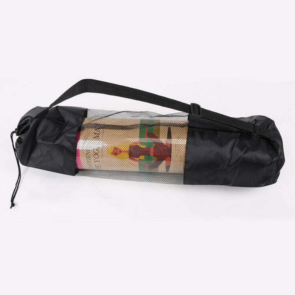 Yoga Mat Storage Bag Outdoor Adjustable Carrier Pocket Large Capacity Fitness Sport Equipment Carrying Organizer Pouch