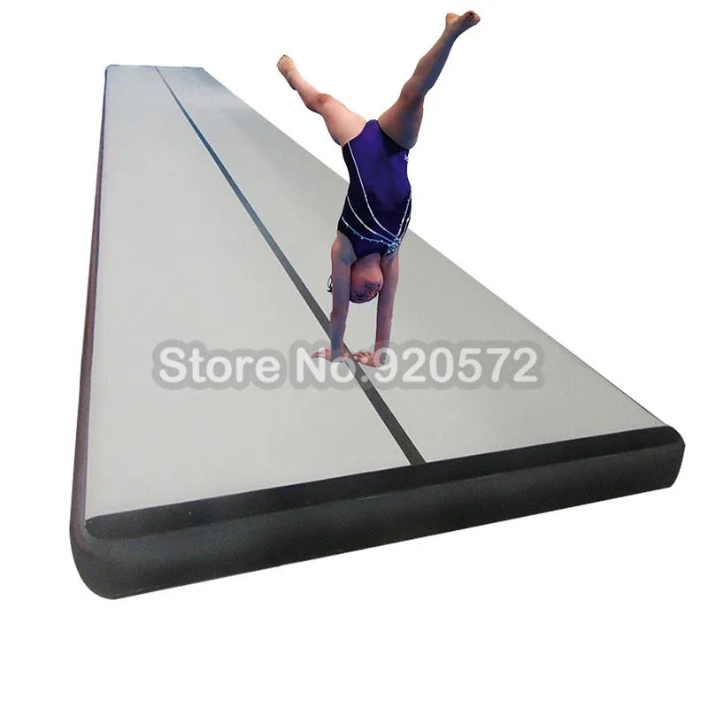 Inflatable Gymnastics Tumbling Mat 6x2x0.2M AirTrack Air  Floor Trampoline for Home Use/Training/Cheerleading Bouncing Mat