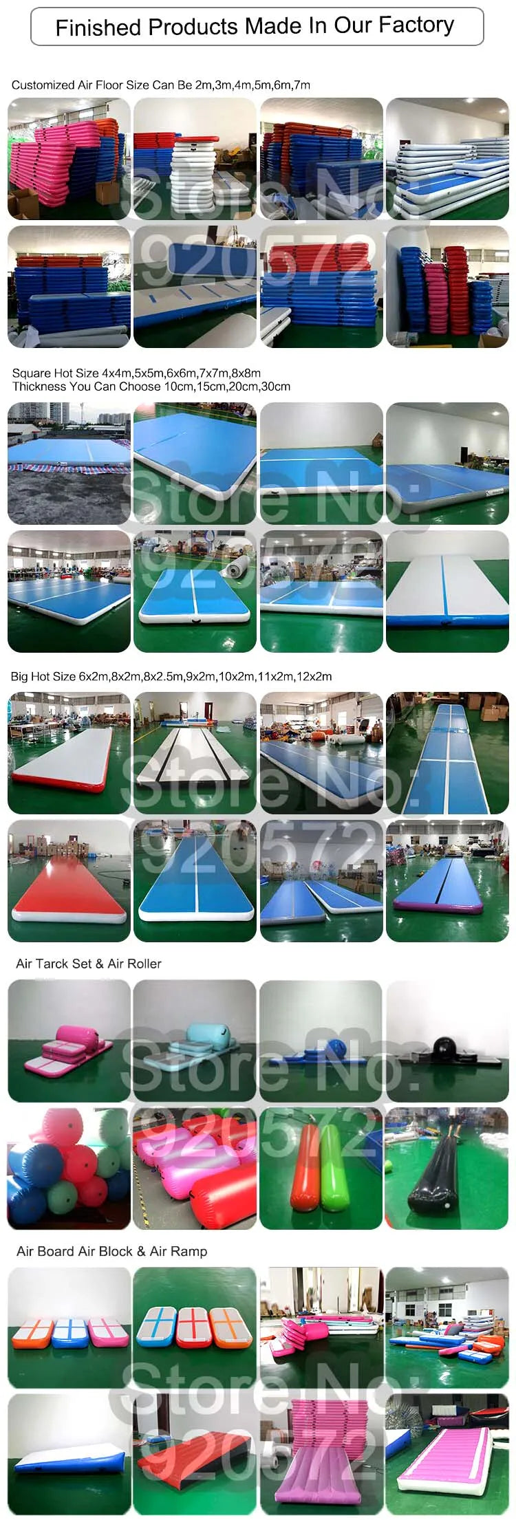 Inflatable Gymnastics Tumbling Mat 6x2x0.2M AirTrack Air  Floor Trampoline for Home Use/Training/Cheerleading Bouncing Mat