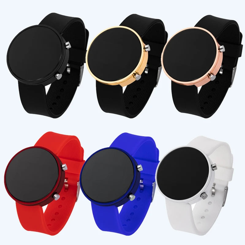 Digital Watch For Kids LED Display Women Electronic Bracelet Boys Girls Silicone Strap Clock Men Sport Wristwatches montre femme