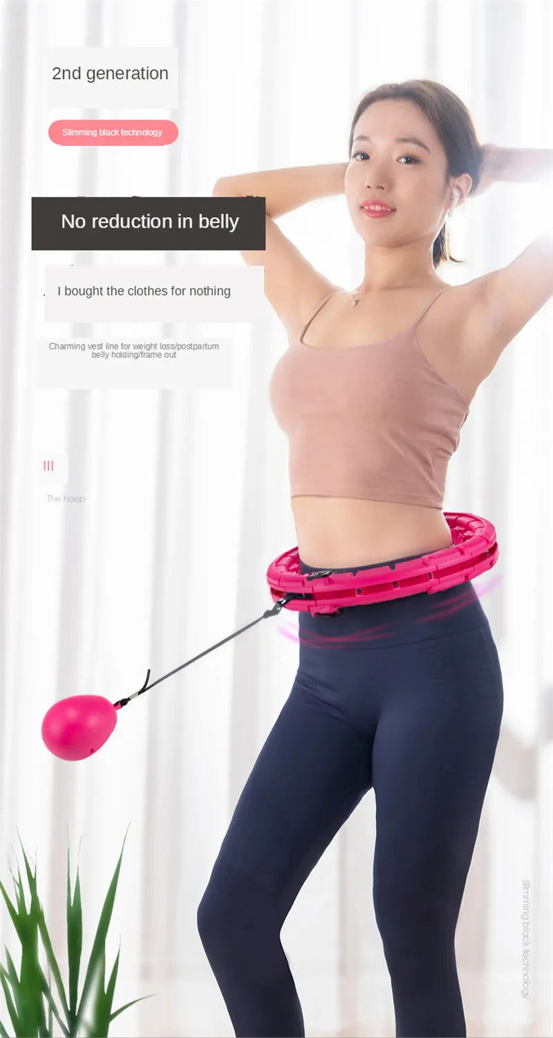 Fitness Sport Hoop Smart Upgrade Intelligent Sport Hoop Adjustable Thin Waist Exercise Gym Hoop Fitness Equipment Home Training