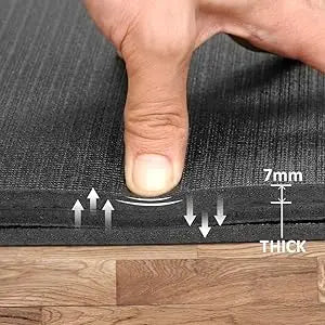 Large Exercise Mat 8'x5'|12'x6' Workout Mat for Home Gym Mats Exercise Heavy Duty Gym Flooring Fitness Mat Large Yoga  Cardio