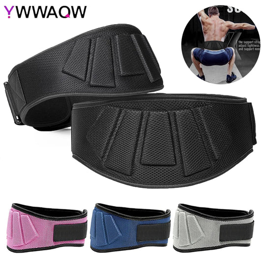 Sports Fitness Weight Lifting Waist Belts Gym Workout Lumbar Back Support, Powerlifting, Strength Training, Squat, Weightlifting