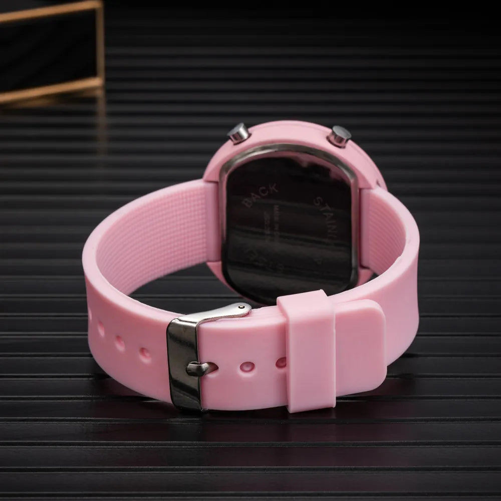 Digital Watch For Kids LED Display Women Electronic Bracelet Boys Girls Silicone Strap Clock Men Sport Wristwatches montre femme