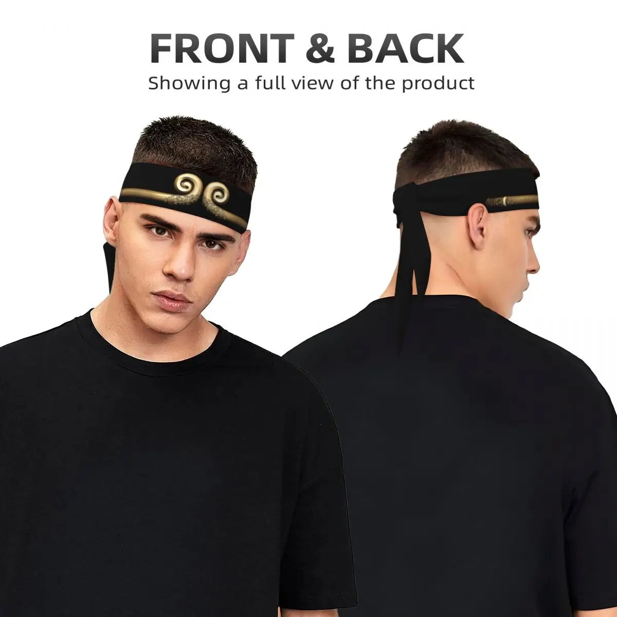 Black Myth Wukong Ring Sports Sweatband Outfits Man Basketball Sun Wukong Golden Ring Headwrap Cool Streetwear