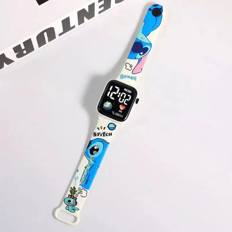 Sanrio Children Watches Girls Reloj Hello Kitty Cartoon Digital Watch Portability Led Inteligente Alarm Clock Kids Birthday Gift