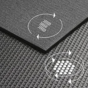 Large Exercise Mat 8'x5'|12'x6' Workout Mat for Home Gym Mats Exercise Heavy Duty Gym Flooring Fitness Mat Large Yoga  Cardio