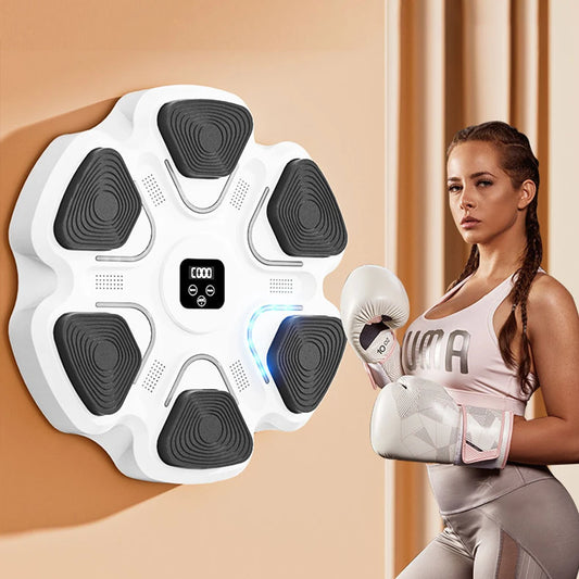 Music Punching Machine For Home Boxing Protects Hands And Wrists Adjustable Chin Strap Cardio