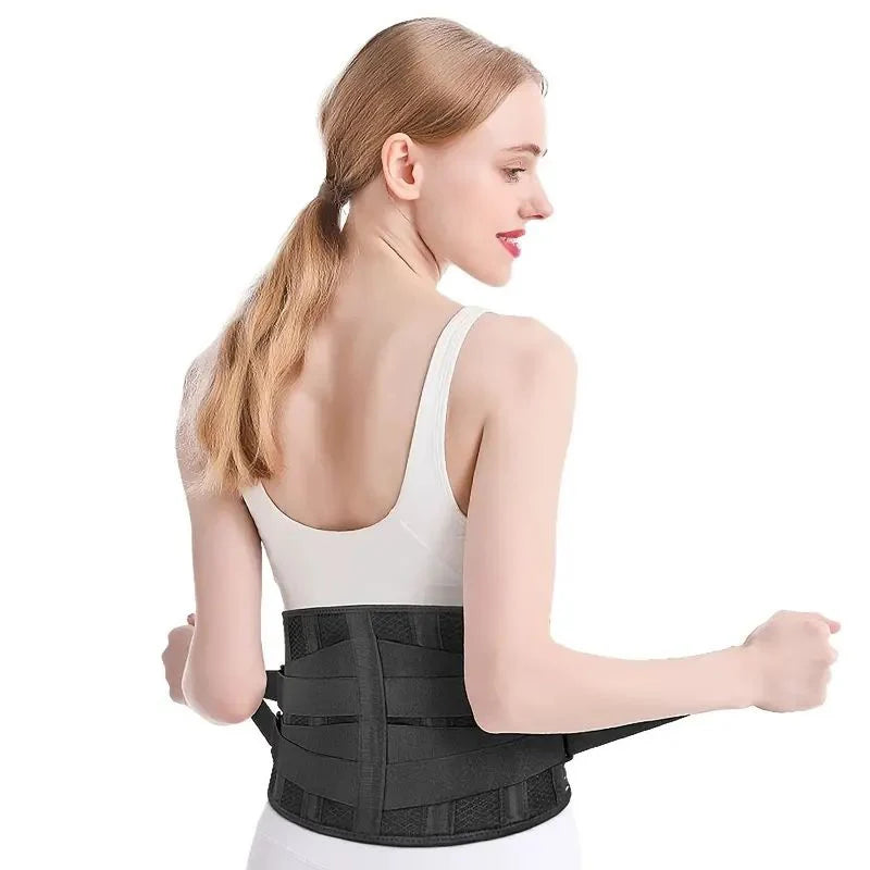 Back Brace Adjustable Waist Belt Support Brace for Lumbar Trainer Sweat Belt for Sports New Assistance Waist Cushion