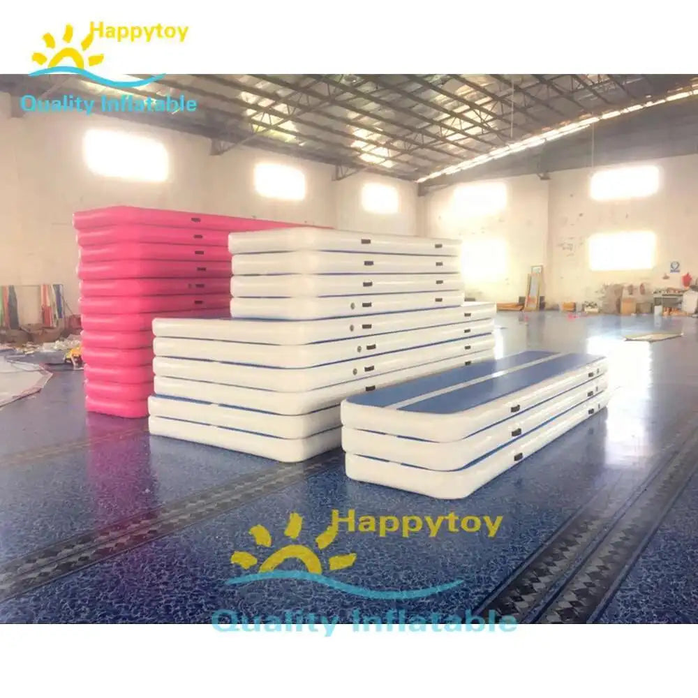 Custom Air Track Inflatable Gymnastics Tumbling Yoga Mat To Use Indoor Inflatable Fitness Yoga Mat