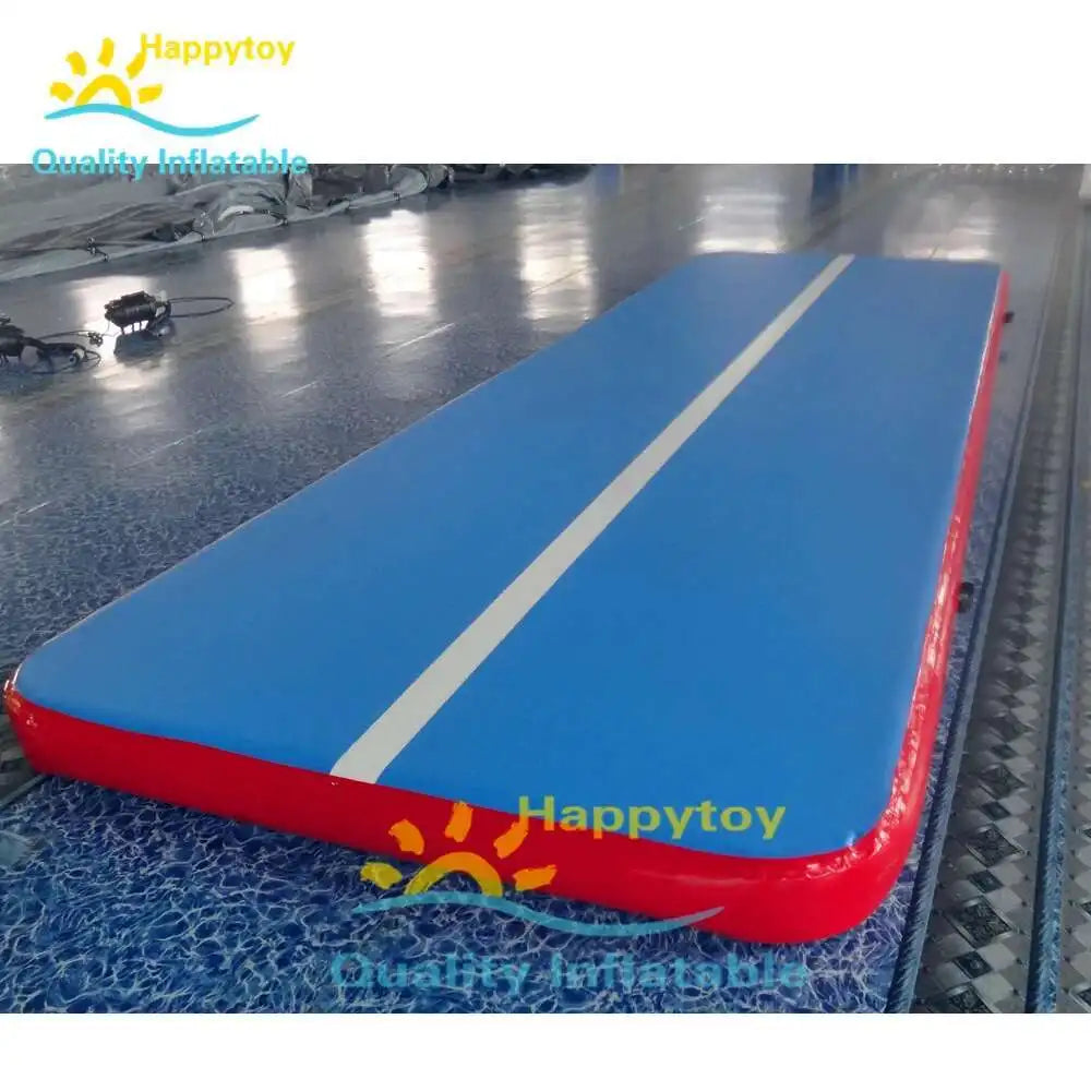 Custom Air Track Inflatable Gymnastics Tumbling Yoga Mat To Use Indoor Inflatable Fitness Yoga Mat