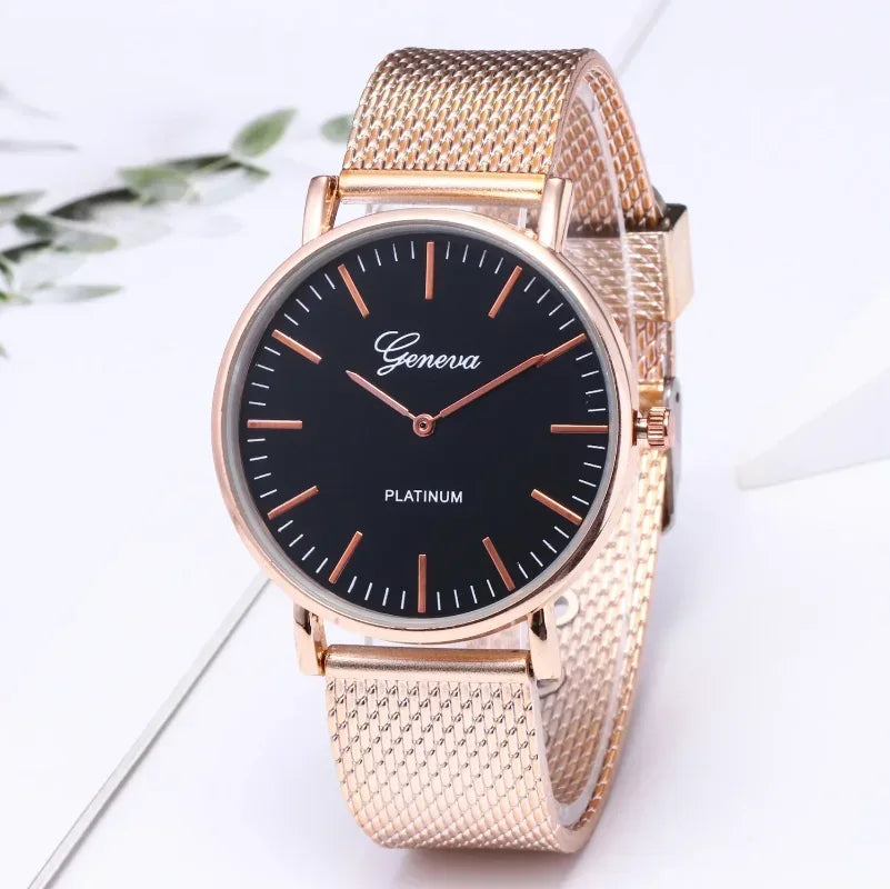 Luxury Wrist Watches for Women Fashion Quartz Watch Silicone Band Dial Women Wathes Casual Ladies Watch Relogio Feminino