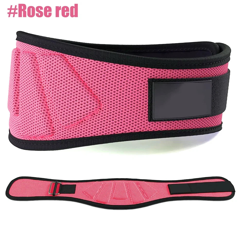 Sports Fitness Weight Lifting Waist Belts Gym Workout Lumbar Back Support, Powerlifting, Strength Training, Squat, Weightlifting