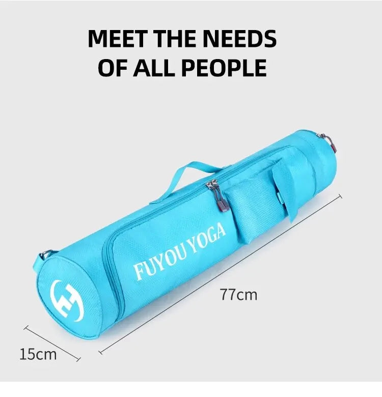 Yoga Mat Storage Bag Female Multifunctional Large-capacity Lightweight Nylon Cloth Bag Sports Fitness Yoga Bag