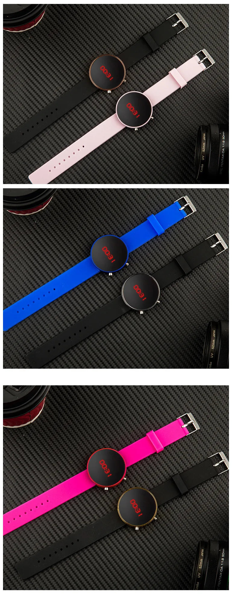 Digital Watch For Kids LED Display Women Electronic Bracelet Boys Girls Silicone Strap Clock Men Sport Wristwatches montre femme