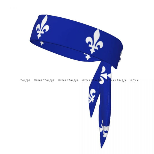 Sweatband Bandanas New Quebec Flag Hairband Head Tie Sports Headband Hair Accessories