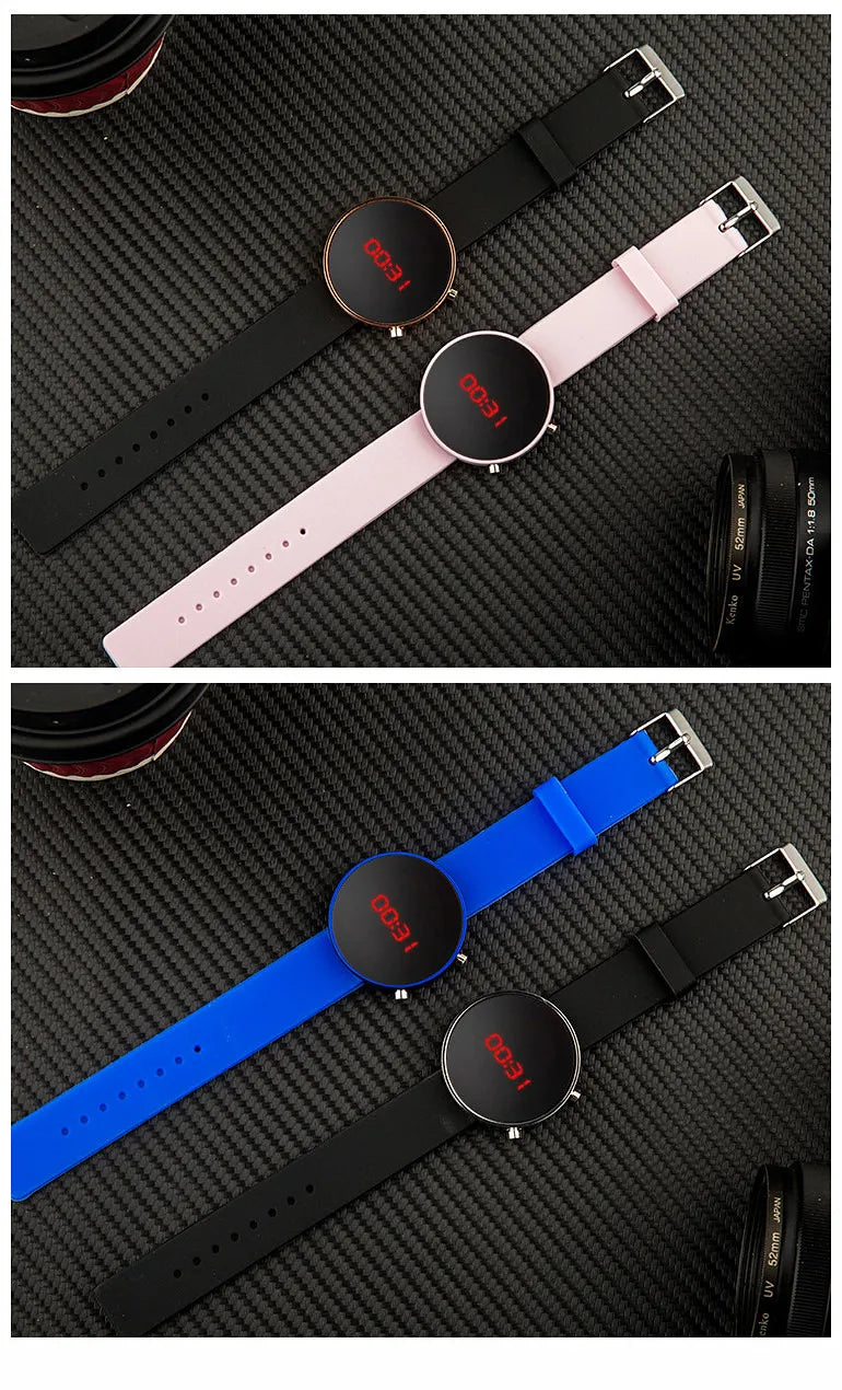 Digital Watch For Kids LED Display Women Electronic Bracelet Boys Girls Silicone Strap Clock Men Sport Wristwatches montre femme