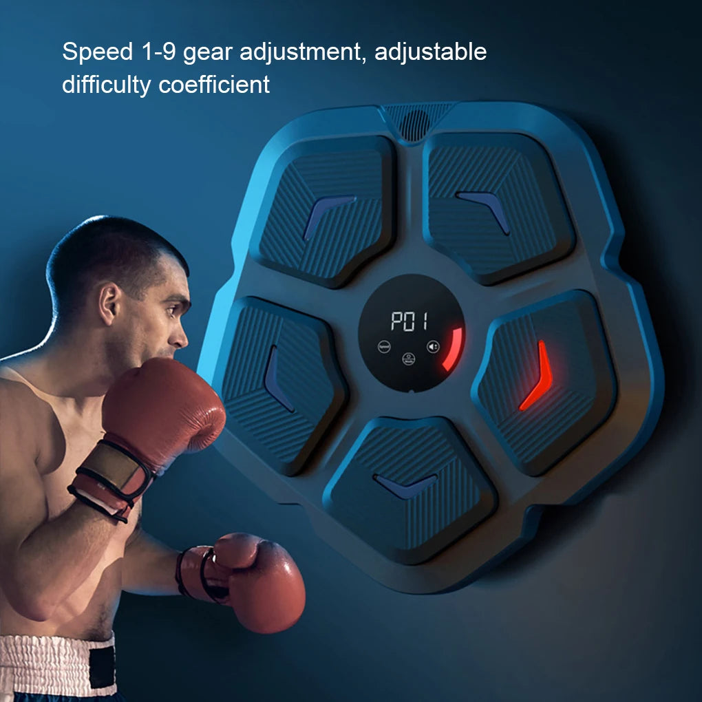 Smart Music Boxing Machine Wall Mounted Electronic Boxing Target Home Boxing Training Equipment Smart Boxing Game for Adults Kid