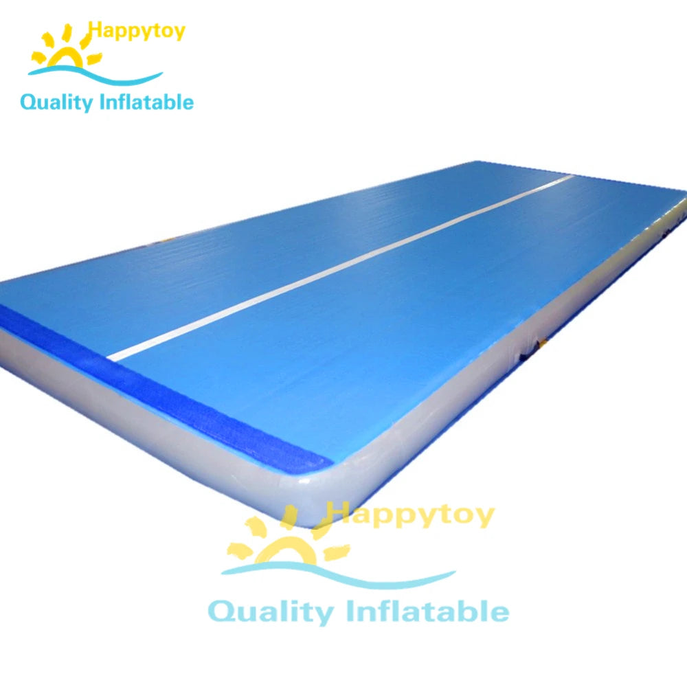 Custom Air Track Inflatable Gymnastics Tumbling Yoga Mat To Use Indoor Inflatable Fitness Yoga Mat