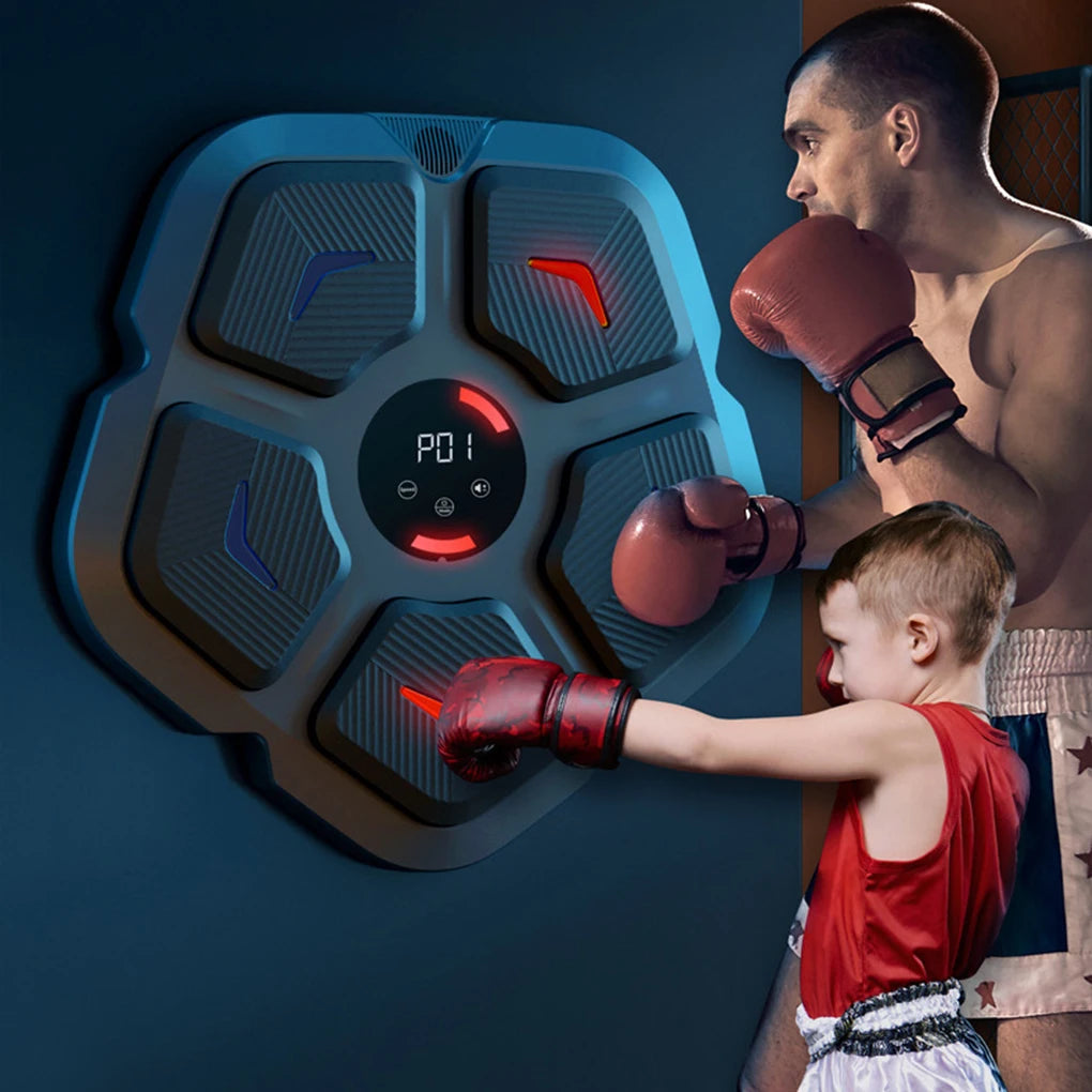 Smart Music Boxing Machine Wall Mounted Electronic Boxing Target Home Boxing Training Equipment Smart Boxing Game for Adults Kid