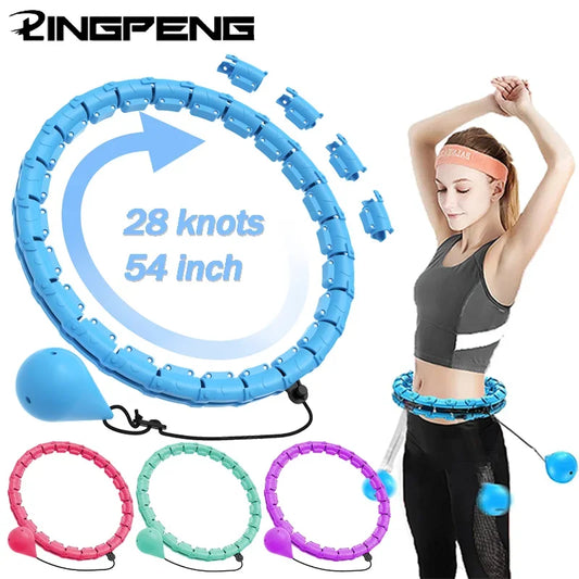 Weighted Hula Circle Hoops for Adults Weight Loss Plus Size for Adults Smart Exercise